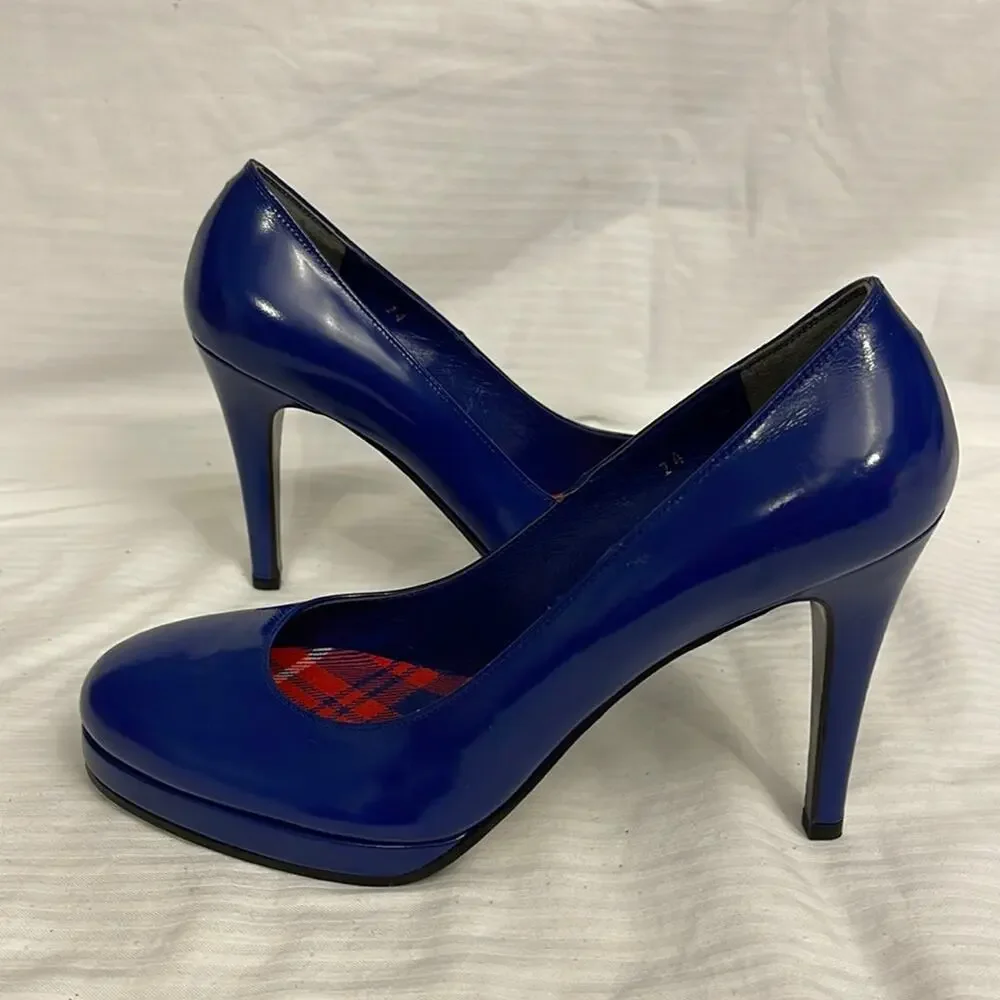 JUNYA WATANABE Comme des Garcons Pump Heels Shoes Royal Blue Size 7